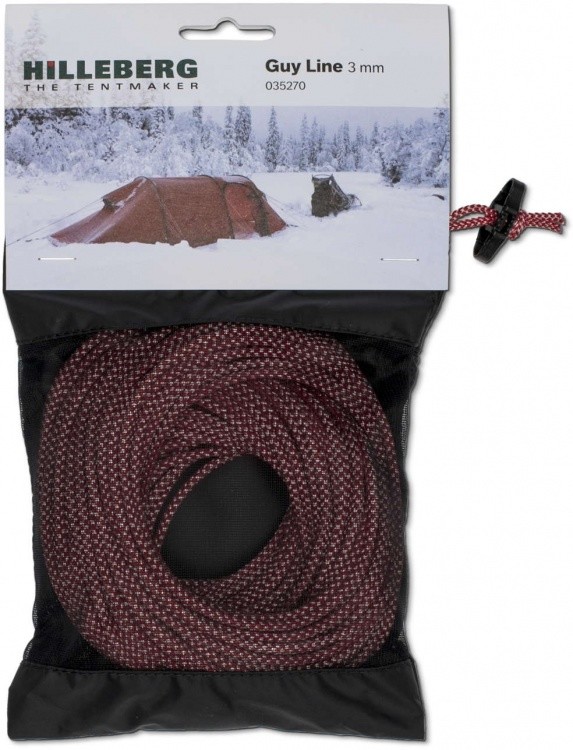 Hilleberg Guy Line, 25 Meter Hilleberg Guy Line, 25 Meter Farbe / color: rot-weiß ()