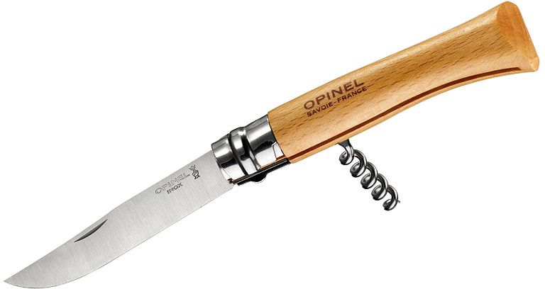 Opinel-Messer mit Korkenzieher Opinel-Messer mit Korkenzieher Farbe / color: buche ()