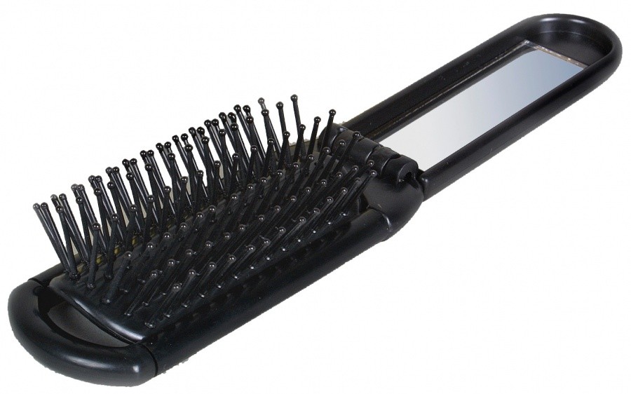 Basic Nature foldable hair brush Basic Nature foldable hair brush Farbe / color: schwarz ()
