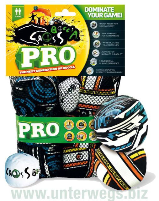 Schildkroet Fun Sports Crossboccia® Familypack Pro, 4 x 3er Set bei unterwegs.biz Schildkroet-Fun-Sports-Cross-Boccia-Unterwegs