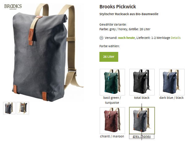 Brooks Radtaschen im Unterwegs Onlineshop Brooks bei Unterwegs