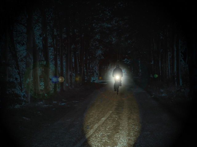Sichtbarkeit beim Fahrradfahren im Winter