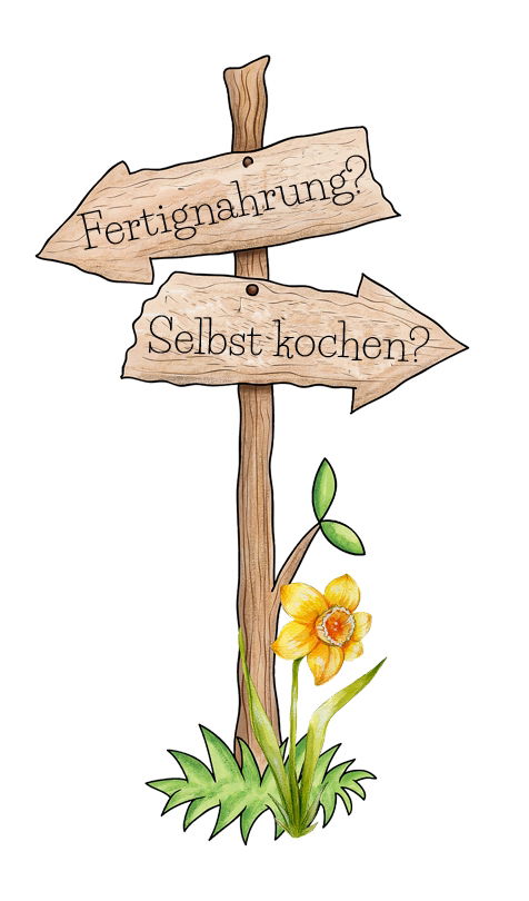 Selbst outdoor kochen oder Fertignahrung Selbst outdoor kochen oder Fertignahrung