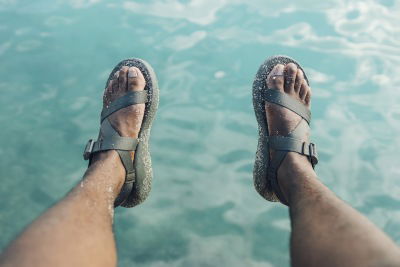 Sandalen für das Wasser