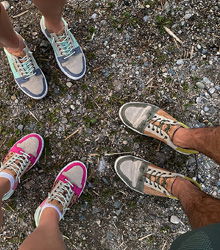 Drei-paar-Schuhe