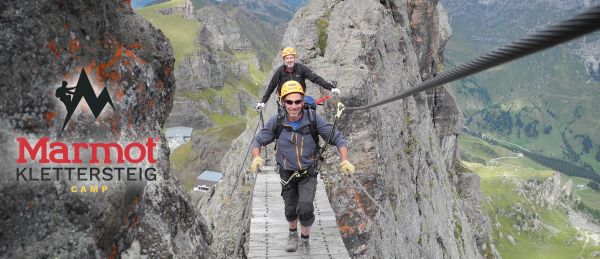 Gewinne drei Tage im Marmot Klettersteig Camp!
