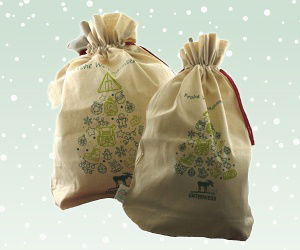 Unterwegs Weihnachtsbeutel