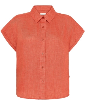 Linen Short Sleeved Shirt Women