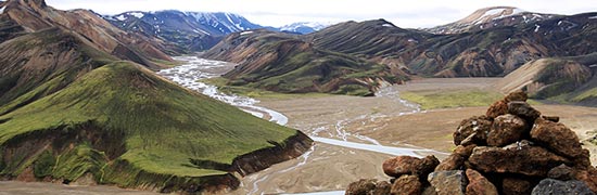 Das Hochland Landmannalaugar