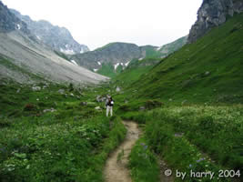 Wanderpfad zum Fiderepass