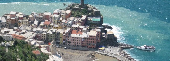 Vernazza nach einem Bergrutsch