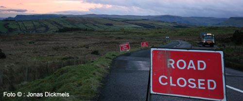 On the road in Irland