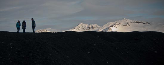 Der Vulkan Eyjafjallajökull auf Island