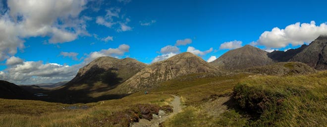 Blick zurck ins Sligachan Tal