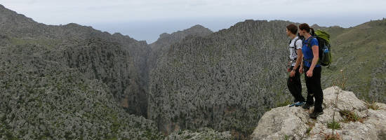 Eingang zur Schlucht auf Mallorca