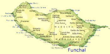 Madeira Landkarte