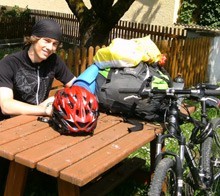 Endlich geschafft, die Mountainbiketour ist zu Ende