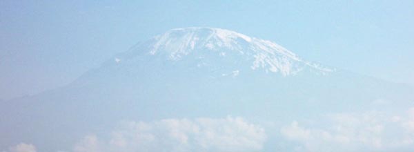 Blick auf den Kilimanjaro