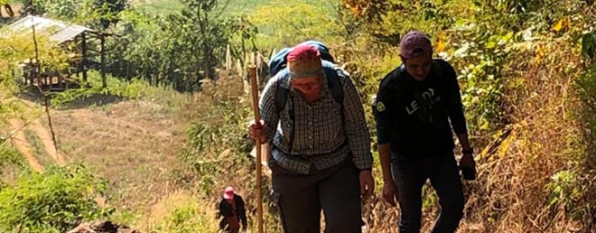 Bergdorf Wanderung