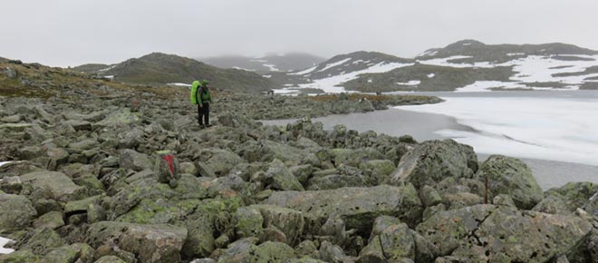 Aurlandsdalen mit dem Rucksack