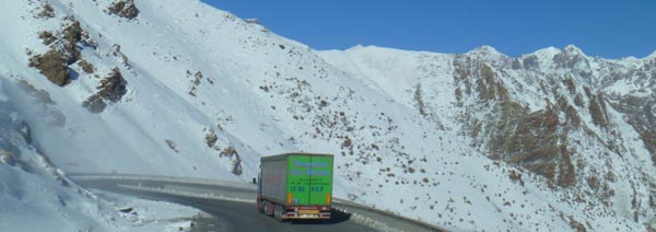 Rücktransport mit dem LKW