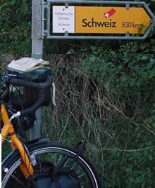 Noch 860 km bis in die Schweiz