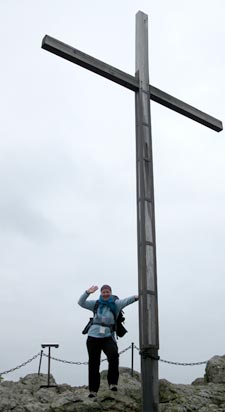 Am Ziel - das Gipfelkreuz