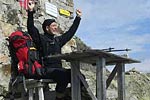 Alpine Höhenwanderung