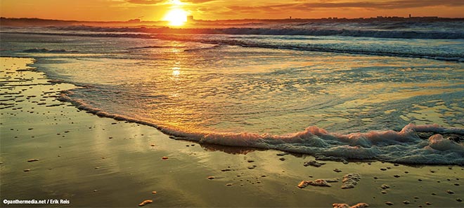 Sonnenuntergang am Atlantik