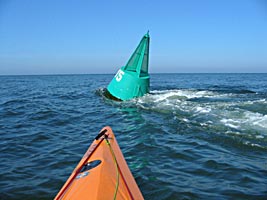 Fahrrine bei Sylt