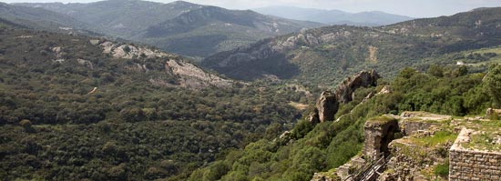 Blick von der Festung Jimena de la Frontera