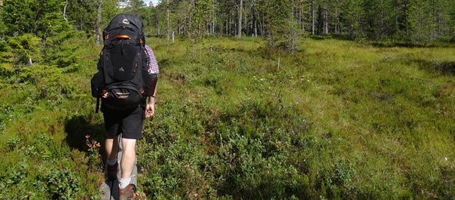 Wandern auf dem Hgakustenleden