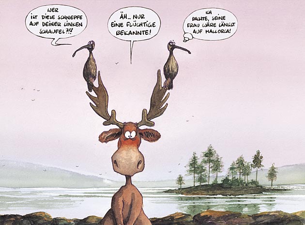 Huldigungen an den Elch