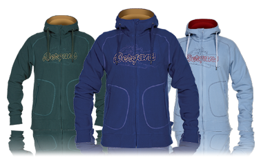 Bergans Fleece Jacke Bryggen in frischen Farben