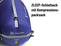 ZLEEP Kunstfaserschlafsack Kompressionspacksack
