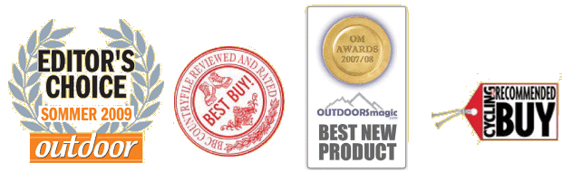 Testsiege und Awards - editors choice 2009