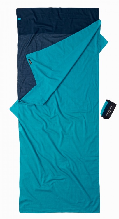 Cocoon Travelsheet Egyptian Cotton Cocoon Travelsheet Egyptian Cotton Farbe / color: tuareg/laguna blue ()