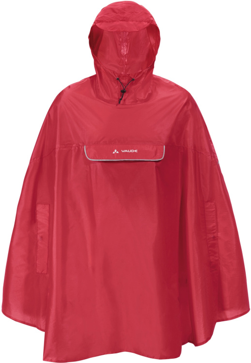 VAUDE Valdipino Poncho VAUDE Valdipino Poncho Farbe / color: red ()