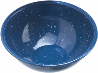 GSI Emaille Schüssel blau - Größe 15,5cm 12014
