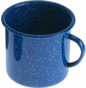 GSI Emaille Tasse blau - Größe 350ml 13208