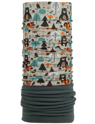 P.A.C. PAC Kids Recycling Fleece fox & bear - Größe One size 8874