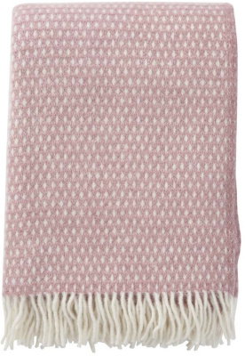Klippan Knut Wolldecke pink - Größe 130 x 200 cm 2092