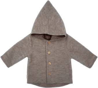 maximo GOTS Wollfleece Baby Jacke braun - Größe 50/56 Kinder 59000149900
