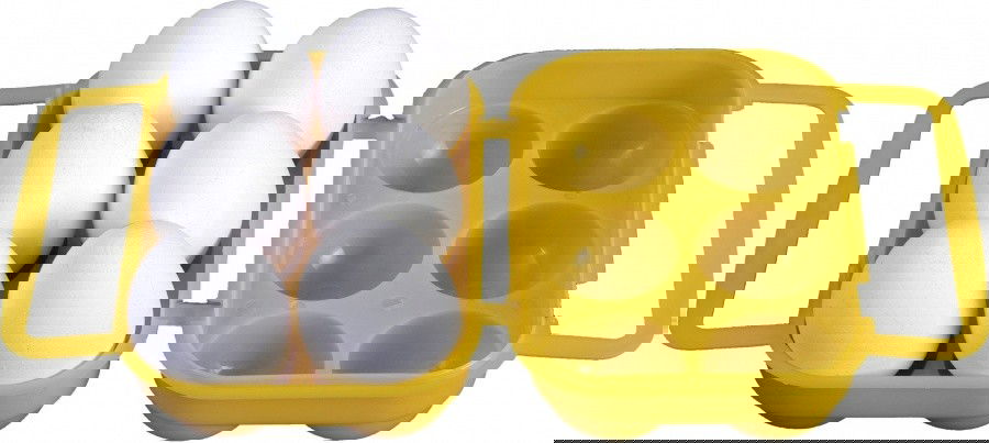 gelb, 6 Eier / 6 eggs