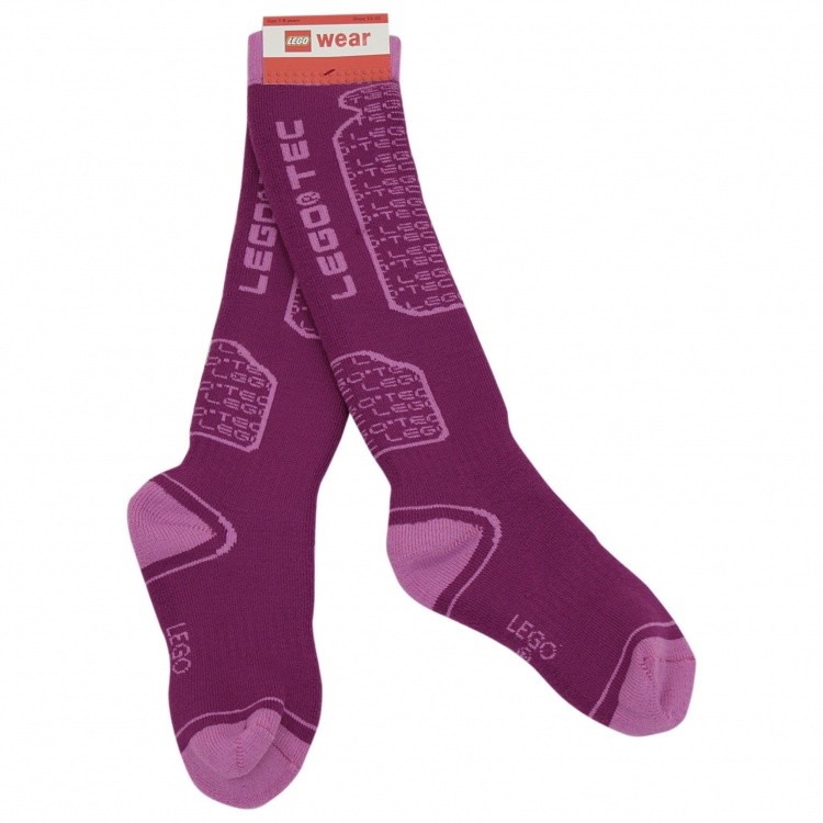 LEGO wear Alba 607 ski socks / Kinder Skisocken LEGO wear Alba 607 ski socks / Kinder Skisocken Farbe / color: dark fuchsia ()