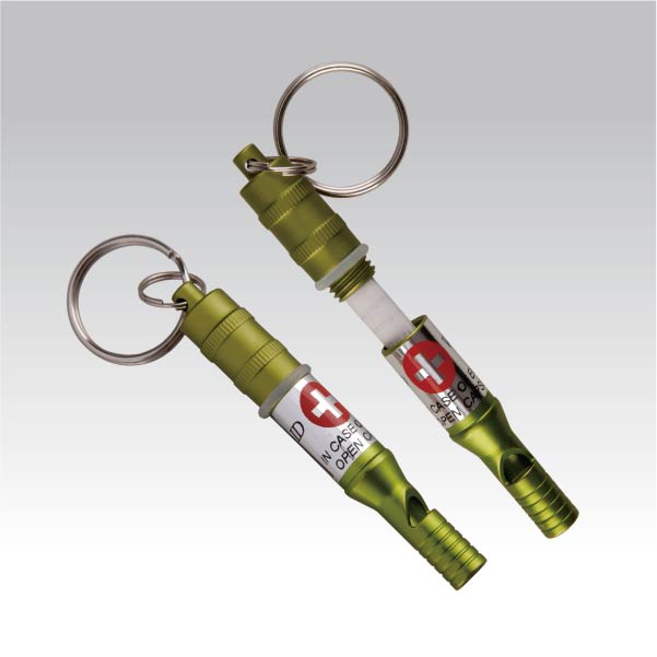 Munkees Emergency Whistle with waterproof capsule Munkees Emergency Whistle with waterproof capsule Farbe / color: assorted ()