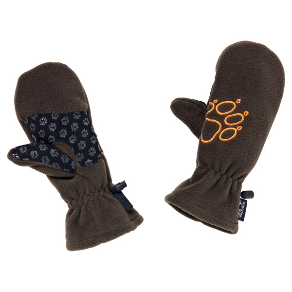 Jack Wolfskin Kids Fleece Mitten Jack Wolfskin Kids Fleece Mitten Farbe / color: olive brown ()