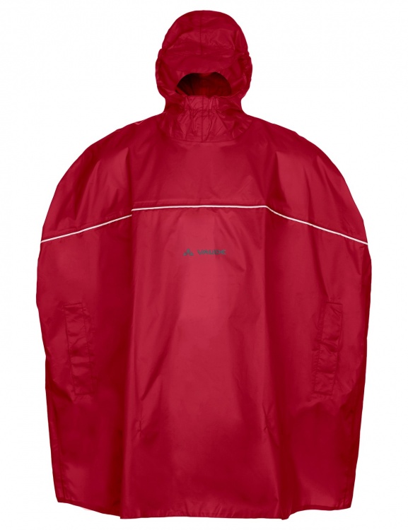 VAUDE Kids Grody Poncho VAUDE Kids Grody Poncho Farbe / color: indian red ()