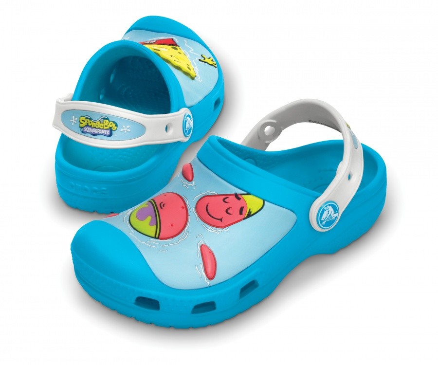 Crocs Kids Custom Clog Crocs Kids Custom Clog Farbe / color: sponge bob blue/white ()