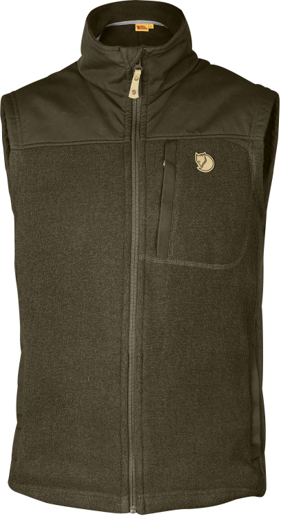 Fjällräven Buck Fleece Vest Fjällräven Buck Fleece Vest Farbe / color: dark olive/dark olive ()